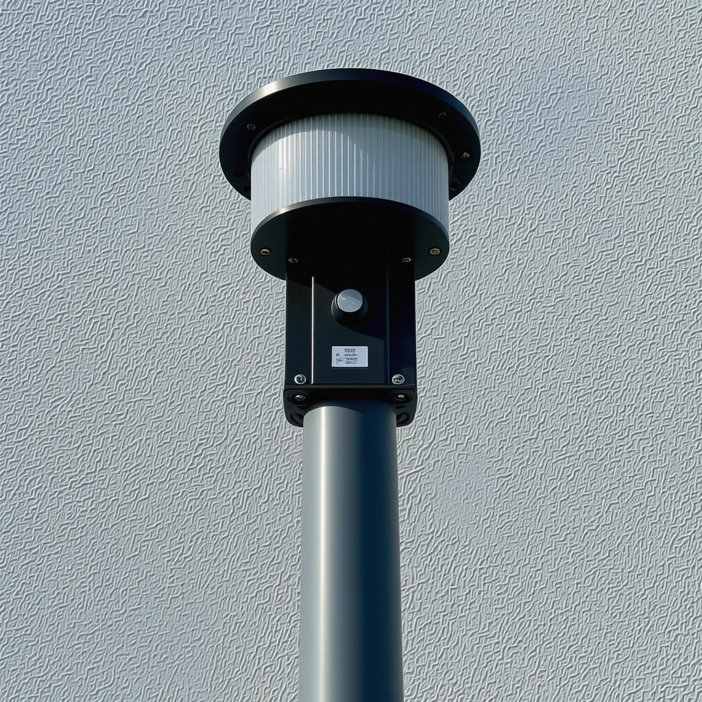 Smart outdoor lighting system with IoT sensors and advanced IP protection monitoring