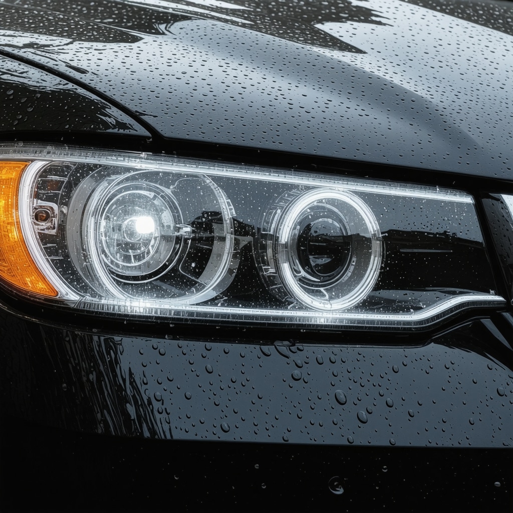 Automobilski far sa nanotehnološkim premazom koji odbija vodu i UV zrake