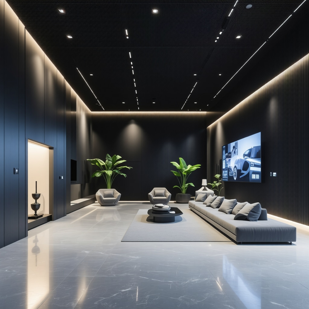 Smart home with advanced LED lighting and automation controls