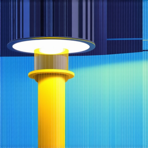 Illustration showing layers of IP protection on outdoor light fixtures in harsh weather