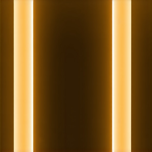 Modern interior with layered LED lighting and smart control system