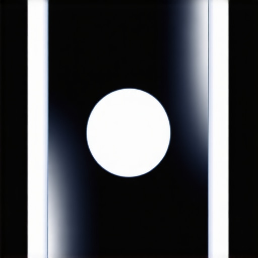 Futuristic smart home lighting control panel