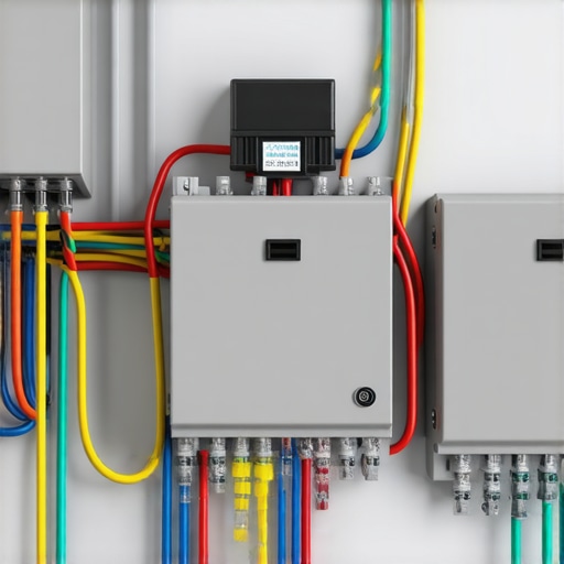 LED Transformer Installation Modern electrical panel showing LED transformer setup