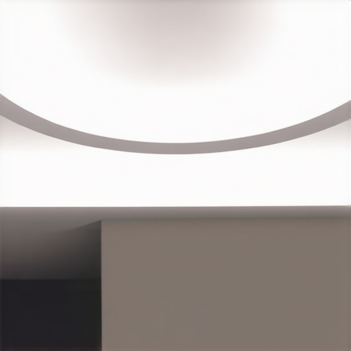 Modern LED Ceiling Light Installation LED ceiling light installation in a modern living room