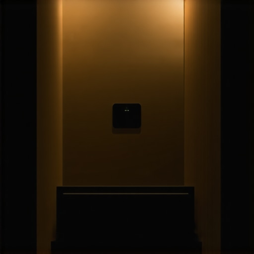 Interior of a modern home showcasing smart lighting with adjustable settings