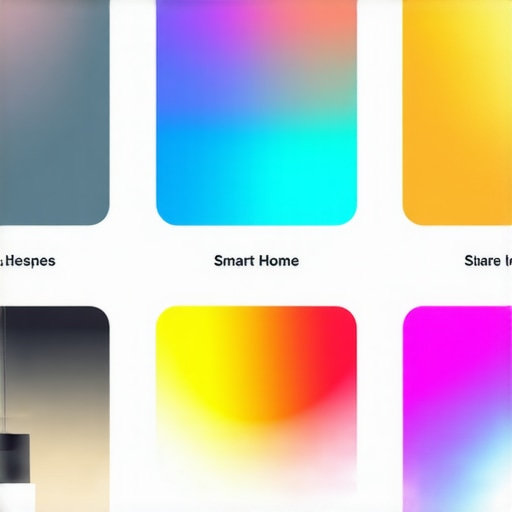 Smart home lighting control interface Smartphone app controlling home lighting with customizable scenes