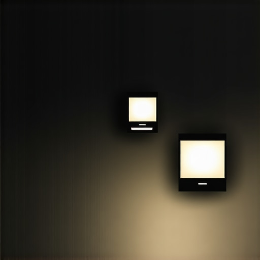 Advanced Smart Lighting System Smart home lighting automation with sensors and mobile app control