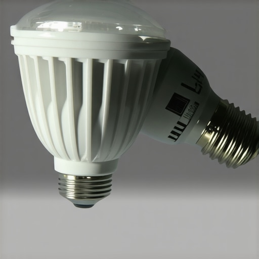 Modern GU10 LED Bulb with Certifications GU10 LED light bulb with safety marks and sleek design