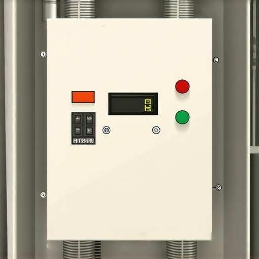 Modern LED Transformer with Smart Controls Close-up of a high-tech LED transformer with digital interface and safety certification.