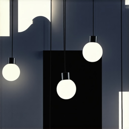 Modern interior with Gu10 lighting Interior with Gu10 spotlights and warm lighting