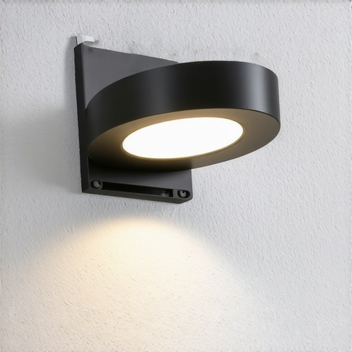 Modern outdoor LED light in garden with IP66 protection