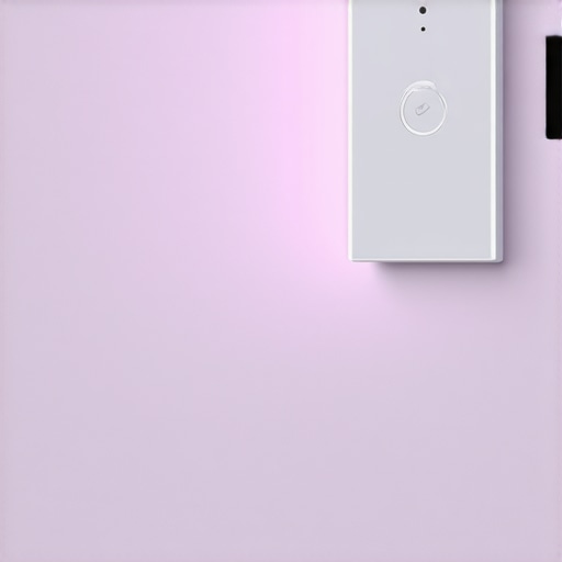 Smart Dimmer Switch in Home Interior Modern smart dimmer switch with digital controls in contemporary home