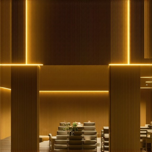 Layered lighting in modern living room Contemporary living room with adjustable lighting layers for ambiance and functionality