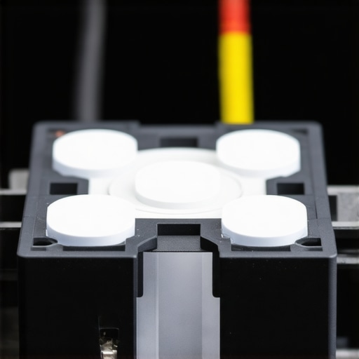 Modern LED Transformer Close-up Close-up of a modern LED transformer showing technical details, highlighting quality and precision