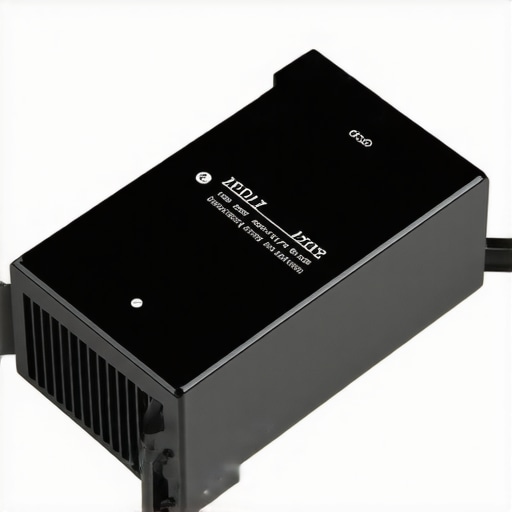 Modern LED Transformer with Advanced Features Close-up of an LED transformer highlighting PWM regulation and safety features