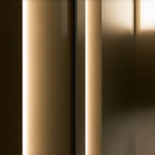 Stylish modern LED lighting in interior