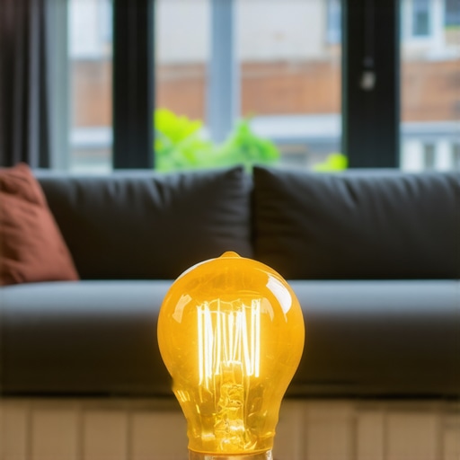 Modern LED rasvjeta za dom LED žarulja u modernom dnevnom boravku