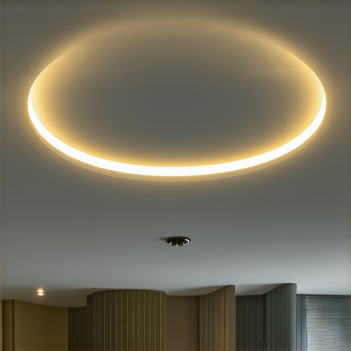 Modern LED stropna rasvjeta u dnevnom boravku LED plafonjera u modernom dnevnom boravku