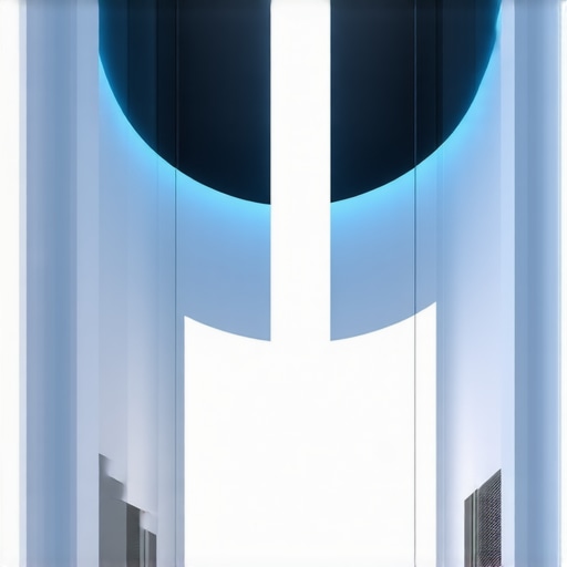 Interijer modernog doma s naprednim pametnim sustavom rasvjete