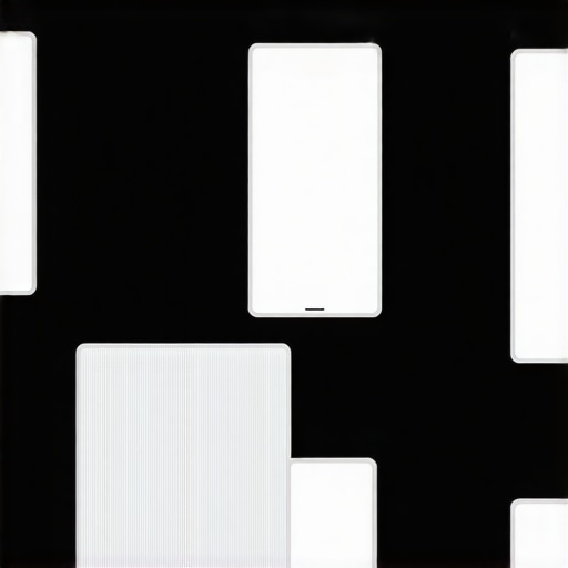 Smart Home Lighting Control System Smart home lighting interface with app control, sleek and modern design