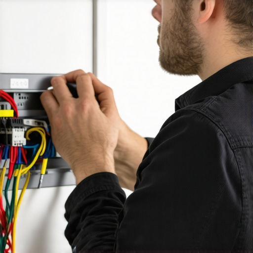 Stručna instalacija serijskog prekidača Električar spaja serijski prekidač u domu