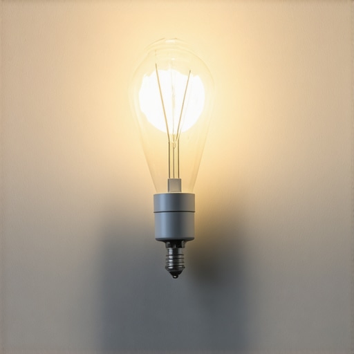 Close-up of GU10 LED bulb in ceiling fixture Close-up of a GU10 LED bulb emitting warm white light in ceiling fixture