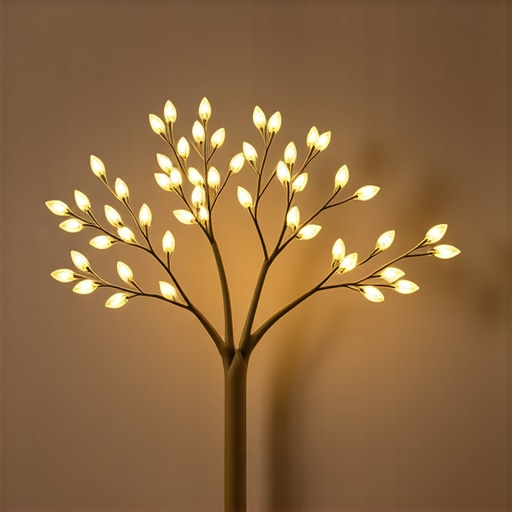 EcoLux Tree LED lampica EcoLux prirodna drvo LED lampica za dom