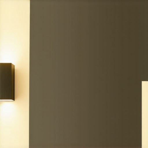 Modern living room with Eglo Townshend LED light fixture, warm white light