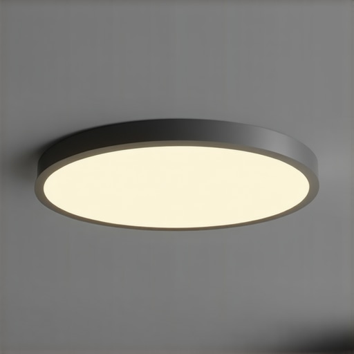 Smart ceiling light with adjustable color, modern design