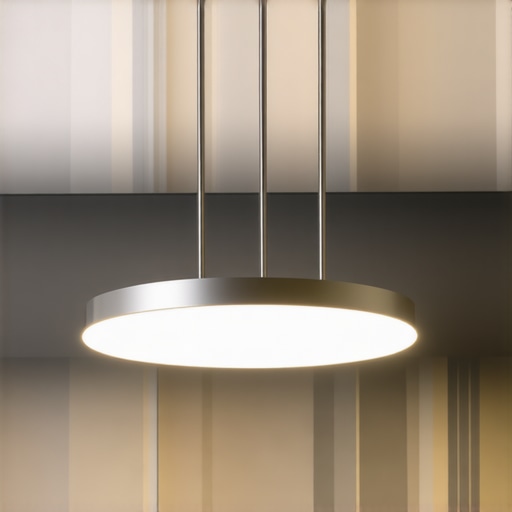 Elegantna LED rasvjeta s drvenim detaljima u dnevnom boravku LED rasvjeta s prirodnim drvenim detaljima u modernom dnevnom boravku