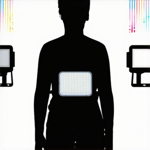 Guide to Choosing LED Floodlights Person comparing LED floodlights with technical specifications