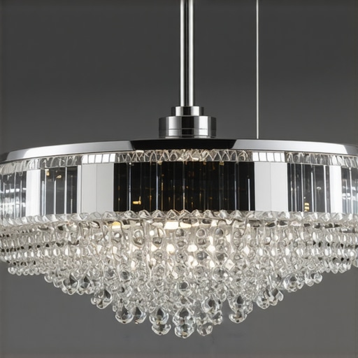 Kristalni luster za luksuzni dojam Luksuzni kristalni luster s refleksijama svjetlosti