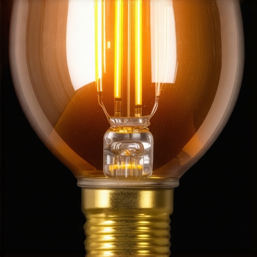 Modern LED E27 Bulb Close-up of a high-quality LED E27 bulb emitting neutral white light