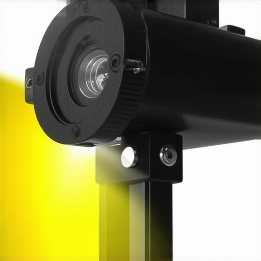 Modern LED Projector Light for Garden Elegant outdoor LED projector illuminating a garden at night