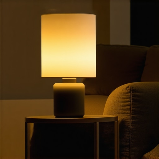 Moderna Stolna Lampa za Dnevni Boravak Elegantna moderna stolna lampa u dnevnoj sobi