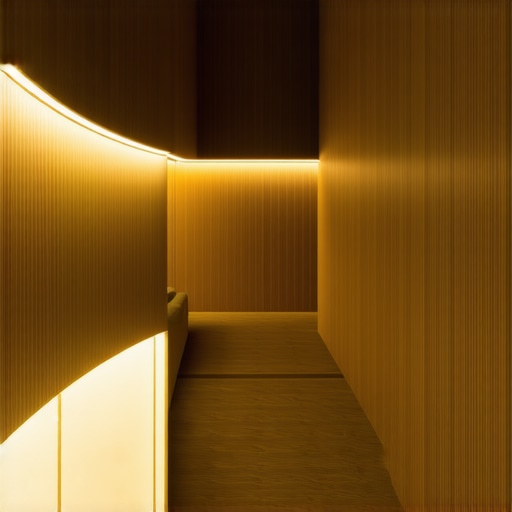 Optimal home lighting with high CRI and warm tones Modern home lighting fixtures with high CRI and warm Kelvin temperature illuminating interior