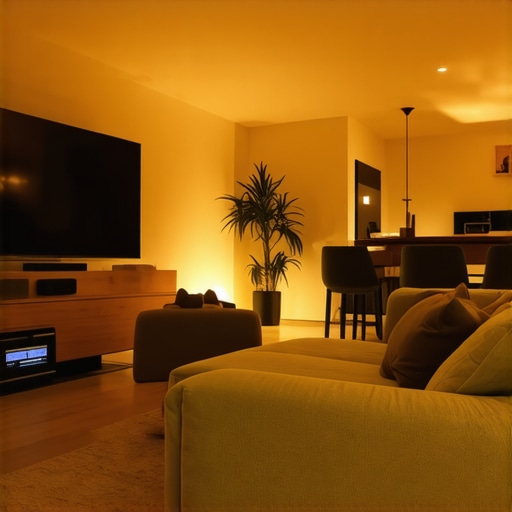 Pametan dom sa Philips Hue sijalicama Living room with Philips Hue GU10 smart lights