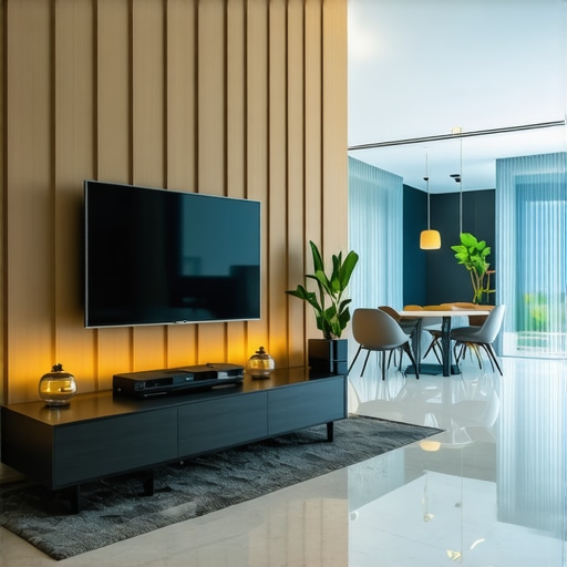 Interijer pametne kuće s LED senzorima i automatizacijom