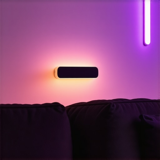 Philips Hue Play - Modern LED Module Stylish modern living room with Philips Hue Play LED lighting