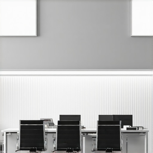 Philips LED Panel 4000K in Office Setting Modern office with Philips LED Panel 4000K lighting