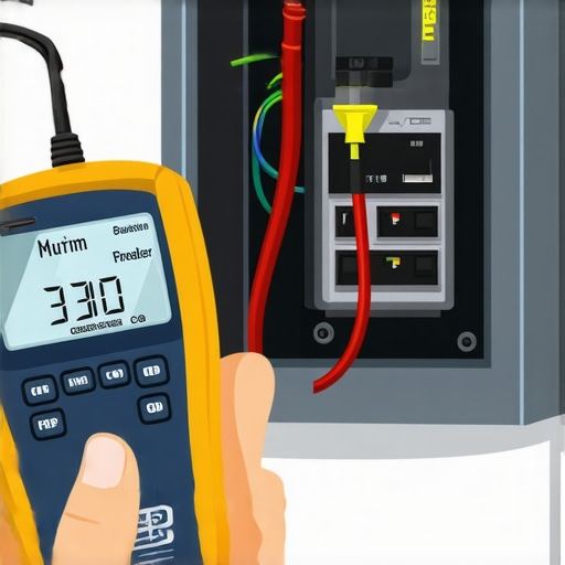 Osoba koristi profesionalni detektor kabela za skeniranje zida i lociranje električnih žica, prikazujući preciznost i sigurnost alata u DIY projektima.