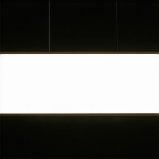 Xiaomi LED panel mounted on ceiling with soft ambient lighting